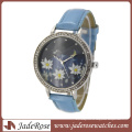 Reloj Mujer Azul, Reloj Mujer Diamante, Reloj Mujer Piel